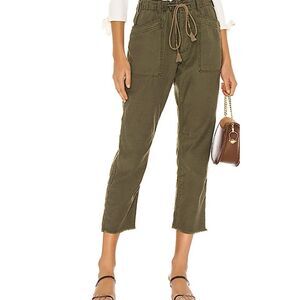 Free People Drawn Up Boyfriend Pants Army Size XS